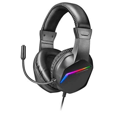Afbeelding van Gaming koptelefoon met microfoon Mars MH122 Zwart