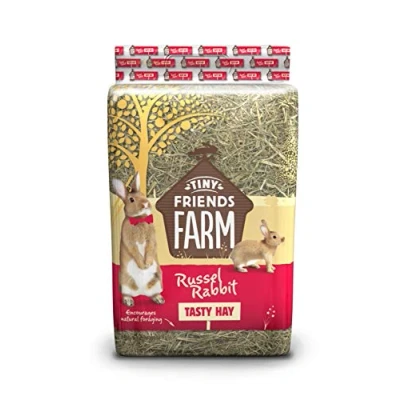 Afbeelding van 5x Tiny Friends Farm Russel Konijn Tasty Hooi 2 kg