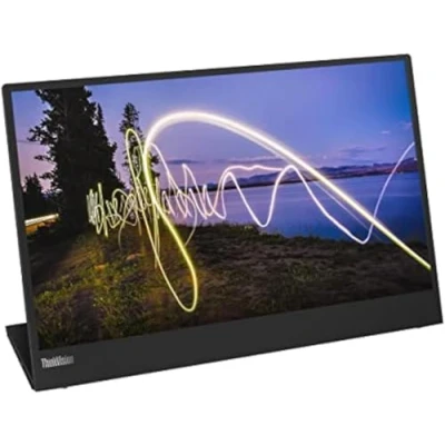 Afbeelding van Lenovo ThinkVision M15 (1920 x 1080 Pixels, 15.60&quot;), Monitor, Zwart