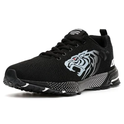 Afbeelding van ASHION Hardloopschoenen voor heren, sportschoenen, sneakers, Rood, 39 EU