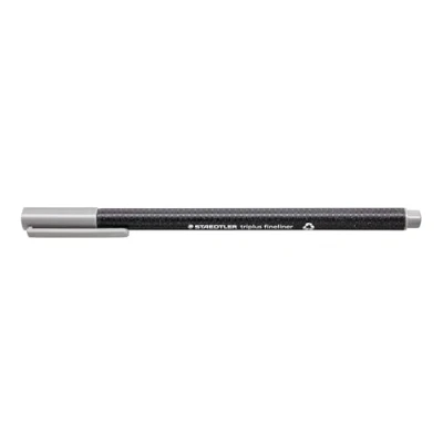 Afbeelding van Triplus Fineliner 334 viltstift, superfijne punt, 0,3 mm, lichtgrijs