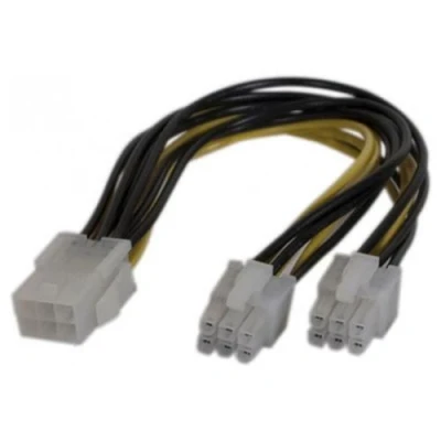 Image de Doubleur d alimentation PCI Express 6 pins 15 cm