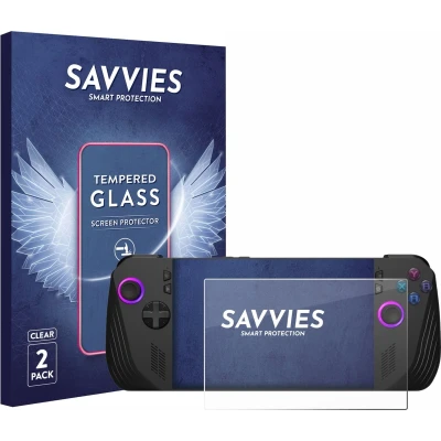 Afbeelding van Savvies 9H gepantserde glazen screenprotector Helder Transparant glas, Andere spelaccessoires,