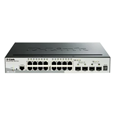Image de D Link DGS 1510 20 Commutateur C3 intelligent 16 x 10/100/1000 + 2 Gigabit SFP 10 SFP+ de bureau, Montable sur rack