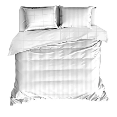 Image de de Witte Lietaer Zygo housse couette Grande taille (240x220 cm + 2 taies d&#039;oreiller) Blanc