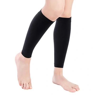 Afbeelding van Calf Compression Socks, Stockings with Medical Gradient Compression, 20 30mmHg Footless Sleeves for Shin Splint, Varicose Vein, Edema, Women &amp; Men