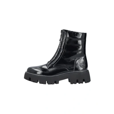 Afbeelding van Rieker Y3351 Halfhoge laarzen voor dames, zwart.