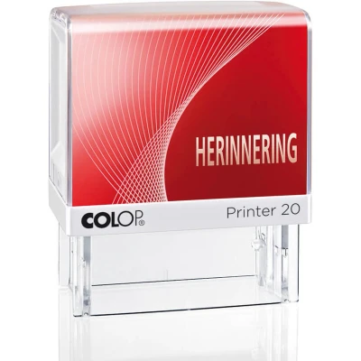 Afbeelding van Woordstempel Colop Printer 20 herinnering rood