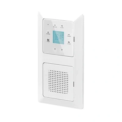 Afbeelding van UNITEC Inbouwradio met touch functie en bluetooth, wit, verticaal horizontaal