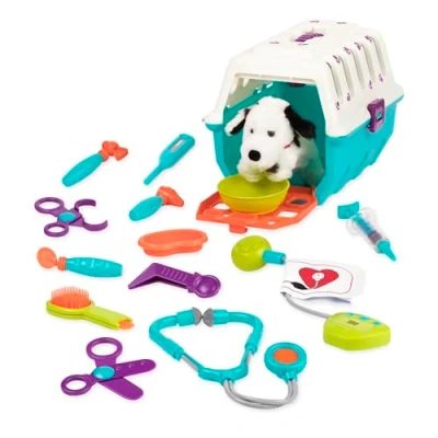 Afbeelding van Battat Draagbare veterinaire kliniek, BT2621C1Z, bruin