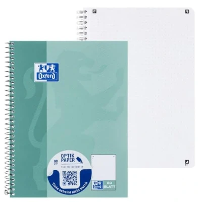 Afbeelding van Oxford, Notitieboekje + schrijfblok, Scribzee (A5, Gestippeld, Softcover)