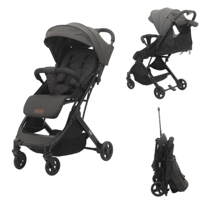 Afbeelding van Novi Baby Buggy Travel Go Black Melange