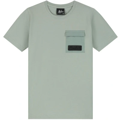 Afbeelding van Malelions Zomer t shirt jongens agave groen nylon pocket