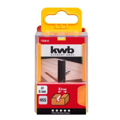 Afbeelding van Gleuffrees HSS 8.0 mm blister KWB