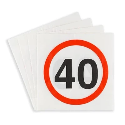 Afbeelding van décoration de table d&#039;anniversaire 40e anniversaire homme femme Tiwoca