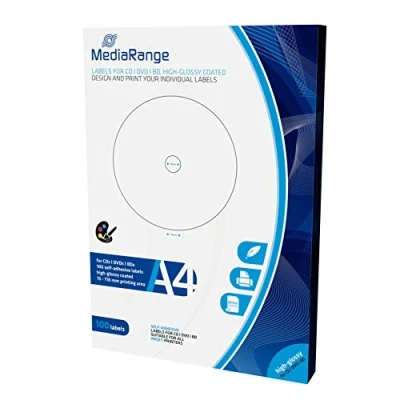 Afbeelding van MediaRange MRINK132 etiket Wit 100 stuk(s)