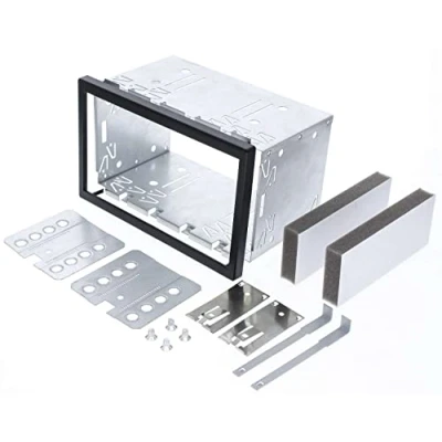 Afbeelding van Audioproject Radioframe A146 dubbel DIN frame voor autoradio 2 ISO compatibel met VW Golf Polo Audi Ford Mercedes Smart Skoda Peugeot