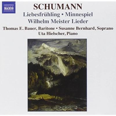 Afbeelding van Thomas E. Bauer, Susanne Bernhard, Uta Hielscher Schumann: Liebesfrühling/Wilhelm Meister Lieder/Minnespiel (CD)