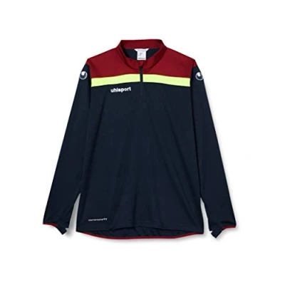 Afbeelding van Uhlsport Offense 23 Ziptop Heren Marine / Bordeaux Fluogeel Maat: S