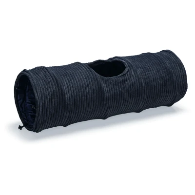 Afbeelding van Designed by Lotte Kattentunnel Ribbed Antraciet 25 x 75 cm