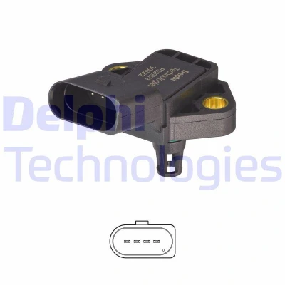 Afbeelding van Delphi Diesel MAP sensor PS20073 12B1