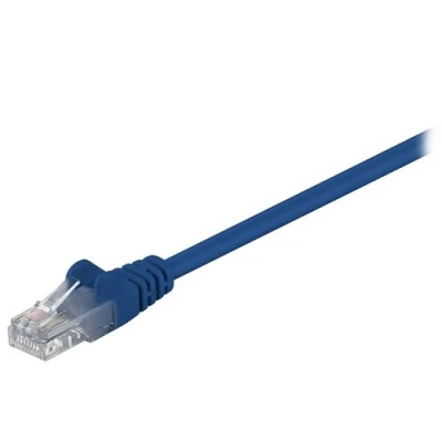 Image de Cordon Patch RJ45 UTP CAT5e Bleu 0,30 M