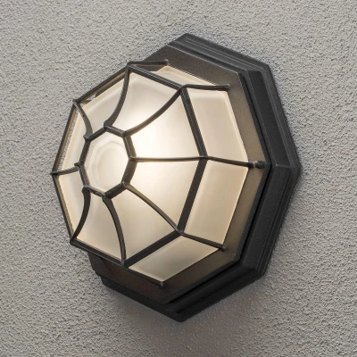 Afbeelding van Konstsmide 7091 750 wandverlichting Geschikt voor buitengebruik Zwart