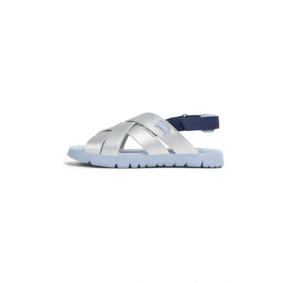 Afbeelding van Camper Oruga Sandalen voor kinderen, Maat: 31, Silber Leer