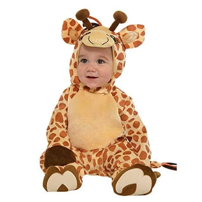 Afbeelding van Amscan Kinderkostuum schattig kleine giraffe, babykostuum, carnaval, themafeest