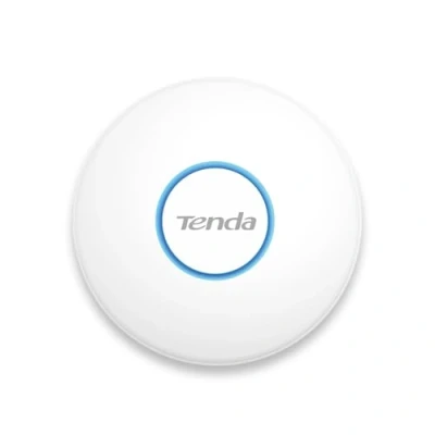 Afbeelding van Tenda i27 AX3000 WiFi 6 PoE Access Point (802.11ax dual band, 1 x Go LAN poort, WPA3 beveiliging, meerdere SSID&#039;s, centraal beheer, 802.3at PoE+ Powered, met voeding)