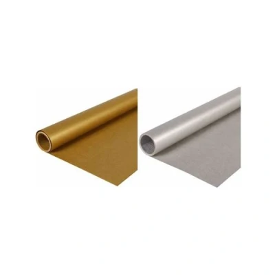 Image de Maildor Rouleau De Papier Kraft Couleur 3 M X 0,70 M, 70 G. Coloris Argent