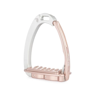 Image de Tech Stirrups Étriers Venice Sloped EVO Argent/Or Rose Adult