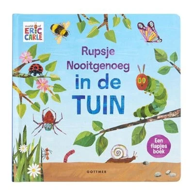 Image de Rupsje Nooitgenoeg in de tuin