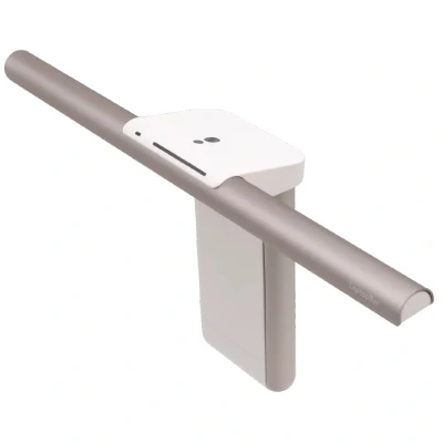 Afbeelding van BenQ LaptopBar White Monitor Lamp LED Dimbaar Klemlamp met Instelbare Kleur USB C 23.7cm Zilverwit