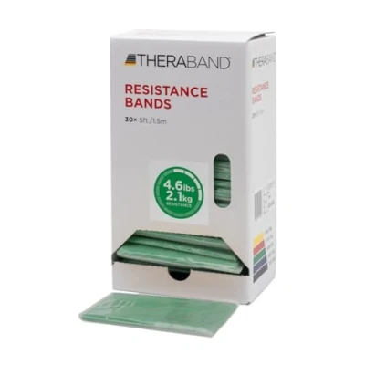Afbeelding van Thera Band Oefenband dispenser 30 x 1,5 m zwaar groen