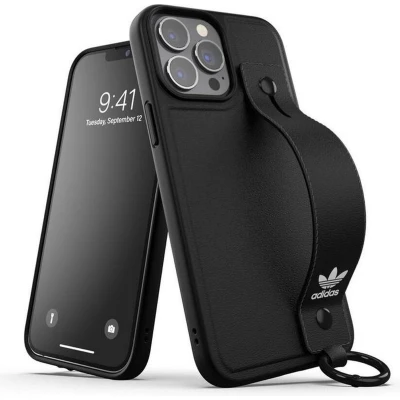 Afbeelding van Adidas Hand Strap Back Cover voor Apple iPhone 13 Pro Max (6.7&quot;) Zwart