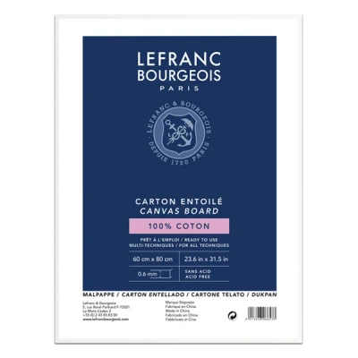 Image de Lefranc Bourgeois Louvre carton entoilé 60 x 80 cm