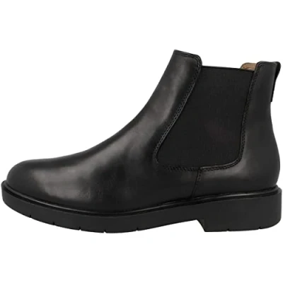 Afbeelding van Geox Spherica Korte laarzen, Dames, Maat: 37.5, Schwarz Leer/ synthetisch