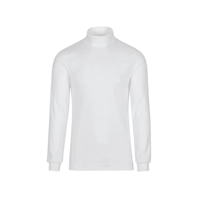 Image de Trigema Pull à col roulé manches longues pour homme, Blanc., XS