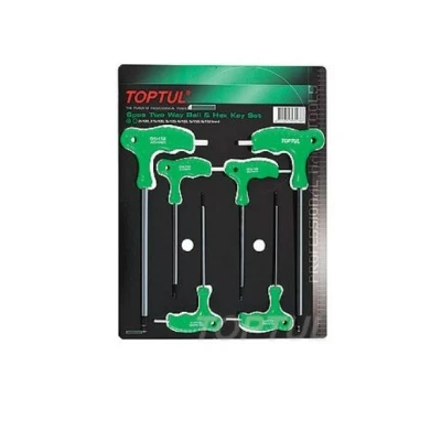 Afbeelding van TOPTUL GAAS0601 Steeksleutel 2, 2.5, 3, 4, 5, 6 Zeskant