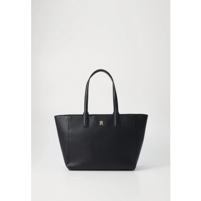 Afbeelding van Tommy Hilfiger SOFT LOGO TOTE Shopper, Dames, Maat: One Size, Black