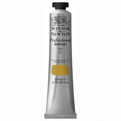 Afbeelding van Winsor &amp; Newton Professionele acryl tube 200 ml, 283 goud (imitatie)