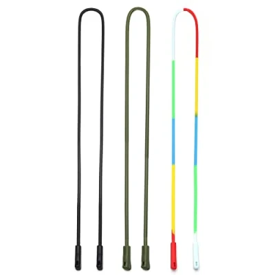 Afbeelding van JM 2 verpakkingen elastische siliconen bril met houder, 3 (zwart en kleur 1/groen)