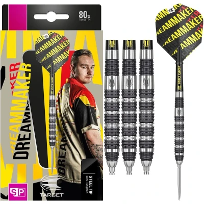 Afbeelding van Target Dimitri van den Bergh SP 80% Dartpijlen 26 Gram