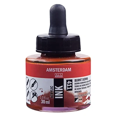 Afbeelding van Amsterdam BRNTSIENNA acrylinkt, gebrand, Eén maat