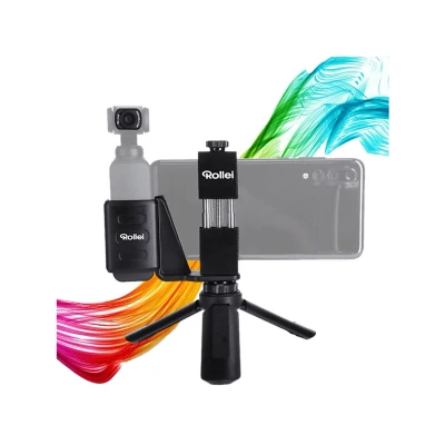 Image de Rollei Support Vlog Pour DJI Osmo Pocket + Objectif Grand Angle (21654)