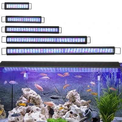 Afbeelding van Sonnewelt Led aquariumverlichting, 18 W, RGB spectrumlamp voor waterplanten en zoetwateraquaria, 45 70 cm, instelbaar