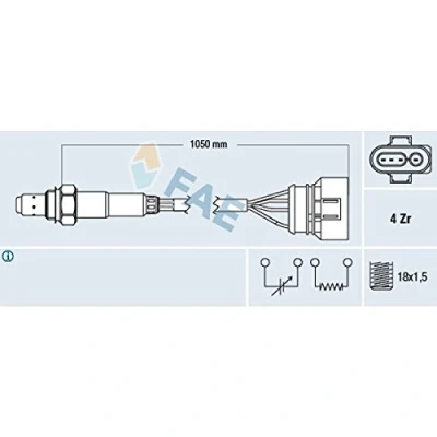 Afbeelding van Fae Lambda sonde 77134