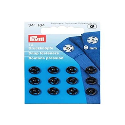 Afbeelding van Prym Drukkers Zwart 9mm