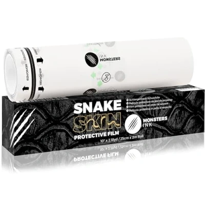 Afbeelding van Monsters Ink Snake Skin Protector, rolfolie, transparant, waterdicht, voor snelle genezing (25 cm x 2 m rol)